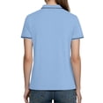 thumbnail image 4 of Jacenvly Hauts pour Femmes Liquidation Chemise de Loisirs pour Femmes - Haut à Manches Courtes avec Col / Chemise Hauts pour Femmes en Liquidation, 4 of 6