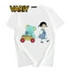 thumbnail image 5 of Camiseta con estampado de dibujos animados para mujer, ropa de calle de Anime japonés, Marmalade, de gran tamaño, Manga corta, 5 of 5