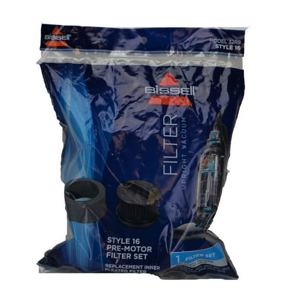 Bissell Bagless Helix Upright Inner & Outer Circular Hepa Foam Filter Set OEM 32R9