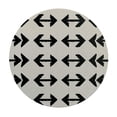 thumbnail image 4 of Orinice Arrows Pattern Screen Print Round Table Cover Stain Resistant Washable Indoor Outdoor Tablecloth Kitchen Dining Wedding Parties Picnic Farmhouse 100% Polyester Fiber 42-46, 4 of 8
