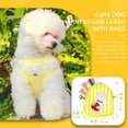 thumbnail image 4 of Dog Harness and Leash Set with Bags Striped Lace No Pull Girl Dog Vest Harness Mesh Puppy Harness for Small Medium Dogs Cats Adjustable Pet Harness, 4 of 8
