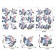 thumbnail image 1 of 3 Sheets Anti-Collision Window Stickers DIY Rainbow Leaves Theme Window Clings Removable PVC Glass Stickers for Bird Strikes, 1 of 5
