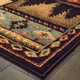 thumbnail image 3 of 2â€™x3â€™ Black and Brown Nature Lodge Scatter Rug, 3 of 3