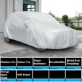 thumbnail image 3 of Unique Bargains All Weather Protect Car Cover 190T Polyester Breathable Waterproof Dustproof Silver Tone 193 x 73 x 71inch (L*W*H), 3 of 8