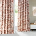 thumbnail image 4 of Edina Washed Rust Printed Cotton Curtain (1 Panel), Edina Washed Rust, 50W X 120L, 4 of 11