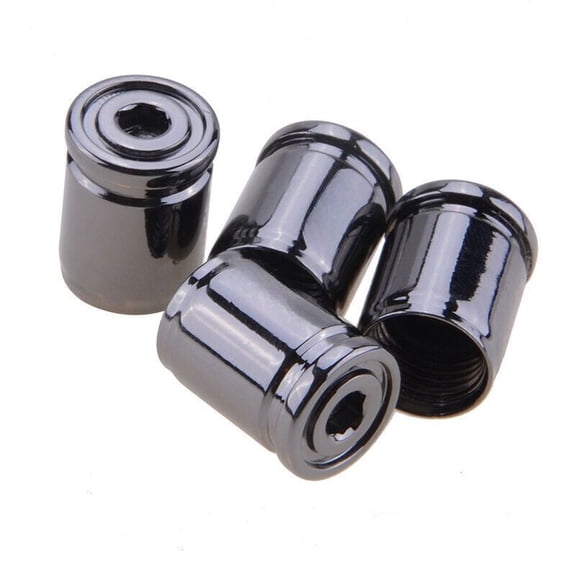 Anti Theft Tire Valve Caps 4 Pcs Set, Locking Stem Covers for Car SUV Motorcycle