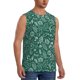 thumbnail image 2 of Fotbe Green Christmas Men's Camiseta sin Mangas Estampada para Hombres, Playera Casual para Gimnasio, Entrenamiento, Playa-Small, 2 of 7