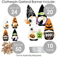 thumbnail image 5 of Big Dot of Happiness Halloween Gnomes - Spooky Fall Party DIY Decorations - Clothespin Garland Banner - 44 Pieces, 5 of 7