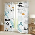thumbnail image 2 of Castle Fairy Kids Children Teens Kawaii Airplane Curtains Pack of 2 (42x84 Each),Aircraft Airplane Curtains Blackout,Transportation Theme Bedroom Curtains,Microfiber Bedroom Decor, 2 of 6