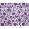 thumbnail image 5 of oneOone Polyester Spandex Purple Fabric Florals Diy Clothing Quilting Fabric Print Fabric By Yard 56 Inch Wide, 5 of 6