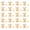 Golden, variant on Riousery 20 Sets Round Head Stud Rivets and Screws, 15mm / 0.59in Zinc Alloy Button Studs for Drawer Handle Repair, Leather Crafts, and Bookbinding, Silver Finish Hardware Accessories