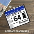 thumbnail image 3 of 4X 64MB Compact Flash Memory Card for Camera, Advertising Machine, Industrial Computer Card, 3 of 6