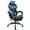 Blue, variant on Gaming Chair, Seenda Video Game Chair with Footrest and Lumbar Support, Ergonomic Computer Chair Height Adjustable with Swivel Seat and Headrest, Red