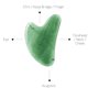 thumbnail image 2 of Large Gua Sha Heart By - Piedra de jade natural para levantar la cara, disminuir la hinchazón y apretar, 2 of 6