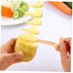thumbnail image 3 of Accesorios de cocina, 3 uds., cortadoras de pepino y patatas hechas a mano de plástico, accesorios de decoración del hogar, 3 of 4