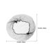 thumbnail image 5 of TEHAUX 150Ud Invisible Black Mesh Hair Net Elastic Breathable Bun Cover for Dance Performance and Salon, 5 of 6