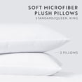 thumbnail image 2 of King Size Bed Pillows - Set of 2, 36"x20" - Luxurious Ultra-Soft Cooling Pillow - Hotel Quality, Down Alternative Fill - Ideal Gift for Side, Back & Stomach Sleepers, 2 of 15