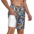 thumbnail image 3 of Goofa Colorful Butterfly1 Printed Men's Swim Trunks Board Shorts Quick Dry Mens Swimming Trunks with Compression Liner,Breathable Fit Hawaii Beach Shorts-Medium, 3 of 9