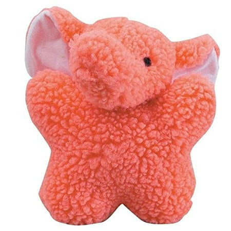 Dog Toys Soft Berber Babies Squeaker Toy for Dogs - Choose Animal Character (Pink Elephant)