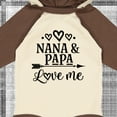 thumbnail image 4 of Inktastic Nana Papa Love Me Grandchild Boys or Girls Long Sleeve Baby Bodysuit, 4 of 5