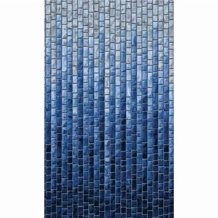 GLI Pool Products 050018RDSPSUB52 18 ft. Round 52 in. Wall Saint Paul Street Midnight Stone Above Ground Unibead Liner