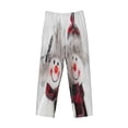 thumbnail image 4 of Xecao Christmas Snowman With Hat Men's Straight Lounge Pajama Pants: The Ultimate in Comfortable Sleepwear, 4 of 9