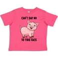 thumbnail image 3 of Inktastic Cant Say No to This Face Cute Pig Boys or Girls Toddler T-Shirt, 3 of 5