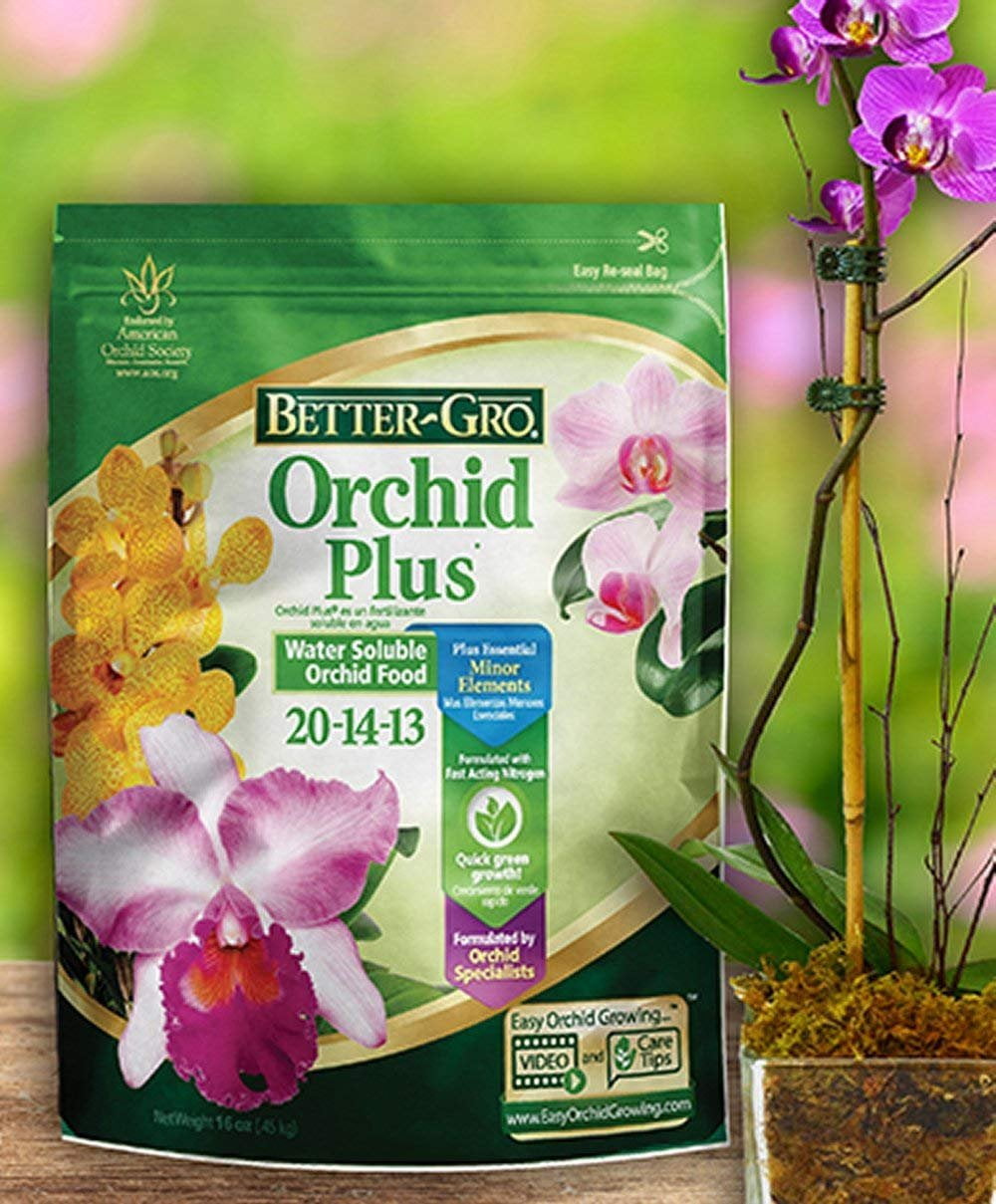 BETTER-GRO, Orchid Plus Plant Food, 20-14-13 Fertilizer, 1 lb