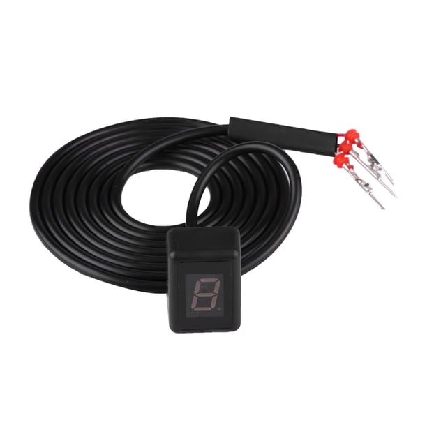 MONTAJE DE ENCHUFE ECU PARA MOTOCICLETA INDICADOR DE ENGRANAJE DIGITAL DE 6 VELOCIDADES PANTALLA DE PALANCA DE CAMBIO PARA MOTOCICLETAS FI