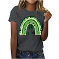 thumbnail image 2 of Otvok Summer Patricks Blouses Women'S St. Patrick'S Day Short-Sleeve Round-Neck Pullover Casual Tops, 2 of 6