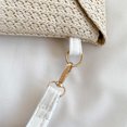 thumbnail image 2 of Bolso de sobre de verano Bolso de playa tejida a mano informal portátil para ir de compras (estilo 1), 2 of 8