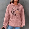 thumbnail image 2 of Sweats à Capuche pour Femmes à la Mode Femmes à Manches Longues Col Rond Femmes Sweat-Shirts à Capuche Tops Blouse en Vrac Cordon de Serrage Poche Sweat à Capuche, 2 of 5