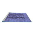 thumbnail image 2 of Ahgly Company Machine Washable Indoor Rectangle Oriental Blue Industrial Area Rugs, 2' x 3', 2 of 4