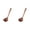 Brown 2PCS, variant on YWIYIUD 1PC Wooden Spoon, 10inch Long Handle Soup Spoon Large Kitchen Wooden Spoon Long Handle Wood Spoon Utensil for Cooking Serving Cookware Kitchen Cookware