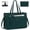 Dark Green, variant on Women's Handbag 15.6 Inch Leather Tote Bags Waterproof Laptop Briefcase Office Business Work Travel Handbag for College Teacher