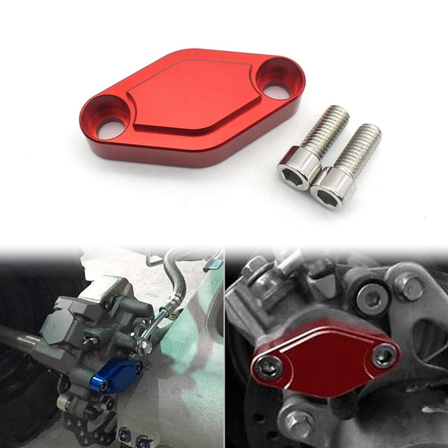 Bloque de freno de estacionamiento ATV fuera de placa apto para 125 660 700 YFZ450R parte rojo Cola Bloqueo de freno de estacionamiento fuera de la placa