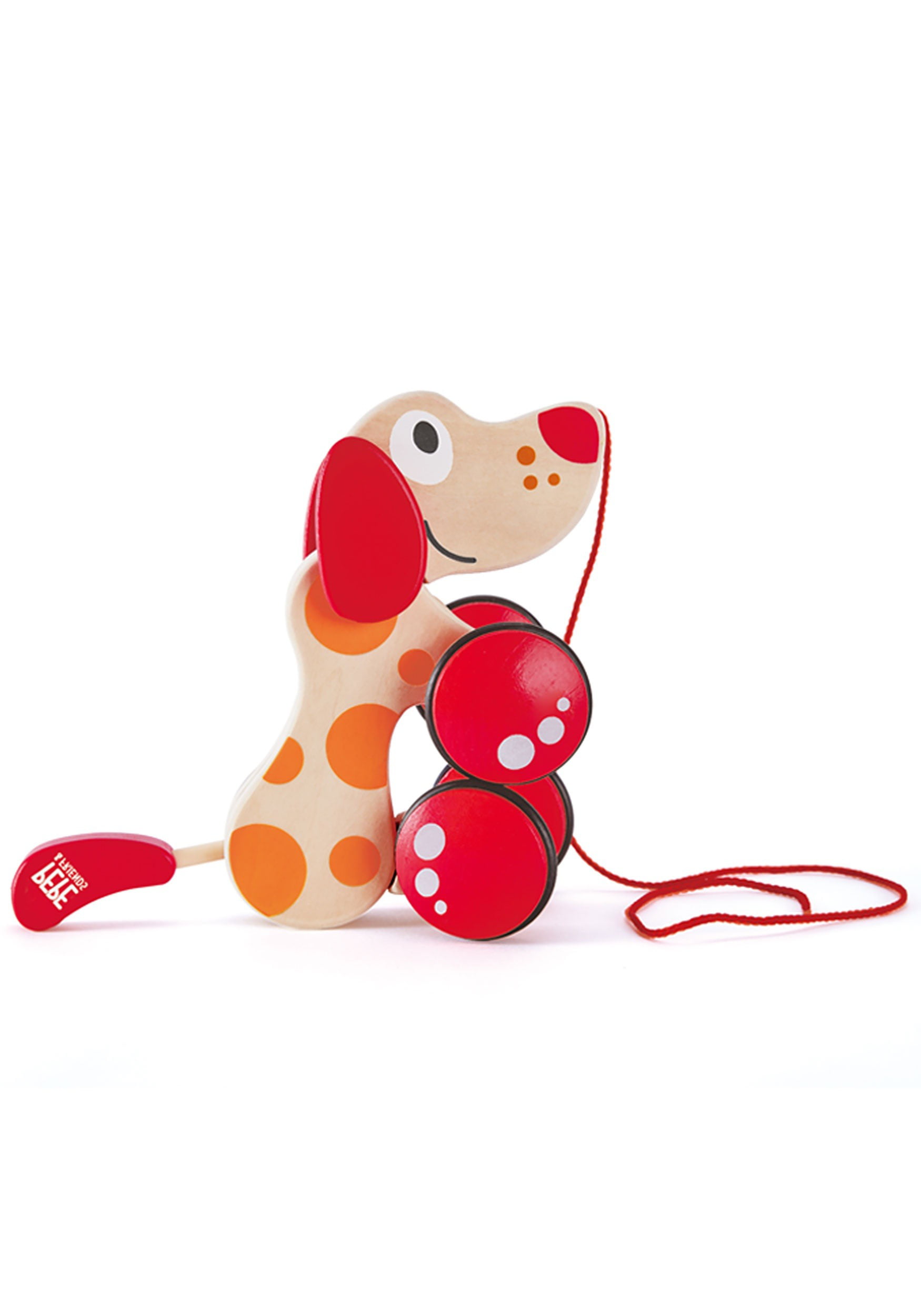 Hape Elephant Wooden Push and Pull Toddler Toy E0908 for sale online 