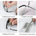 thumbnail image 4 of Eyeglass Sunglass Glasses Repair Tool Kit, 500 Pcs Spectacle Repair Screwdriver, 4 of 4