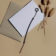 thumbnail image 3 of 6 Piezas Cordón de Bolígrafo Antipérdida con Clip Retráctil para Herramientas para Maestros Médicos Trabajadores de la Construcción Collar de Soporte de Bolígrafo de Silicona Negro, 3 of 6
