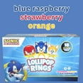 thumbnail image 2 of Imaginings 3 Sonic The Hedgehog Lollipop Rings, Party Favor Candy, 18 Count, 2 of 7