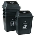 thumbnail image 3 of Knifefish 5 Gallon Swing Lid Trash Cans, 4 Packs Plastic Garbage Bin Wastebasket for Kitchen, Home, Office Brand: Knifefish, 3 of 10