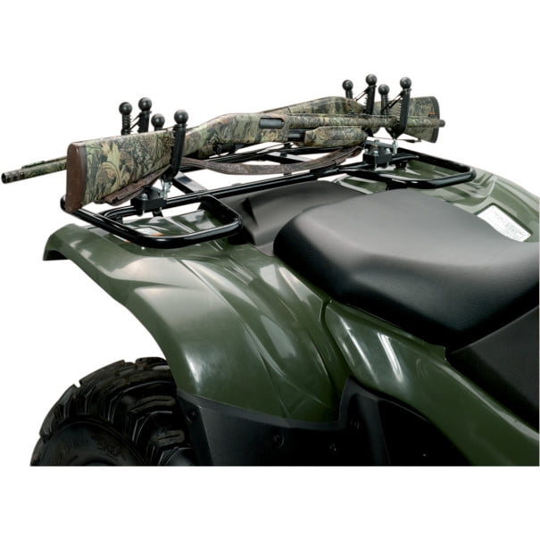 ATV Gun Rack Double Bow Utility Four Wheeler Hunting Tool Storage Rhino Grip NEW 