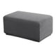 thumbnail image 1 of Funda de Reposapiés de Asiento Otomanas Taburete de Almacenamiento Silla Pequeña Accesorios Suaves Gris XL 83 hasta 116cm Macarena Funda de puf otomana, 1 of 8