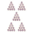 thumbnail image 2 of kurtrusly Shimmering Rhinestone Buttons for Clothing Embellishments and Wedding Décor Light Purple 2.1 x 1.7cm 5Set, 2 of 6