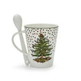 thumbnail image 3 of Spode Christmas Tree Mug & Spoon Set, 14 Oz Porcelain Mug for Coffee, Tea, Milk, Hot Cocoa - Festive Gift Box - Dishwasher & Microwave Safe - Holiday Collection Design for Gifting (Polka Dot), 3 of 4