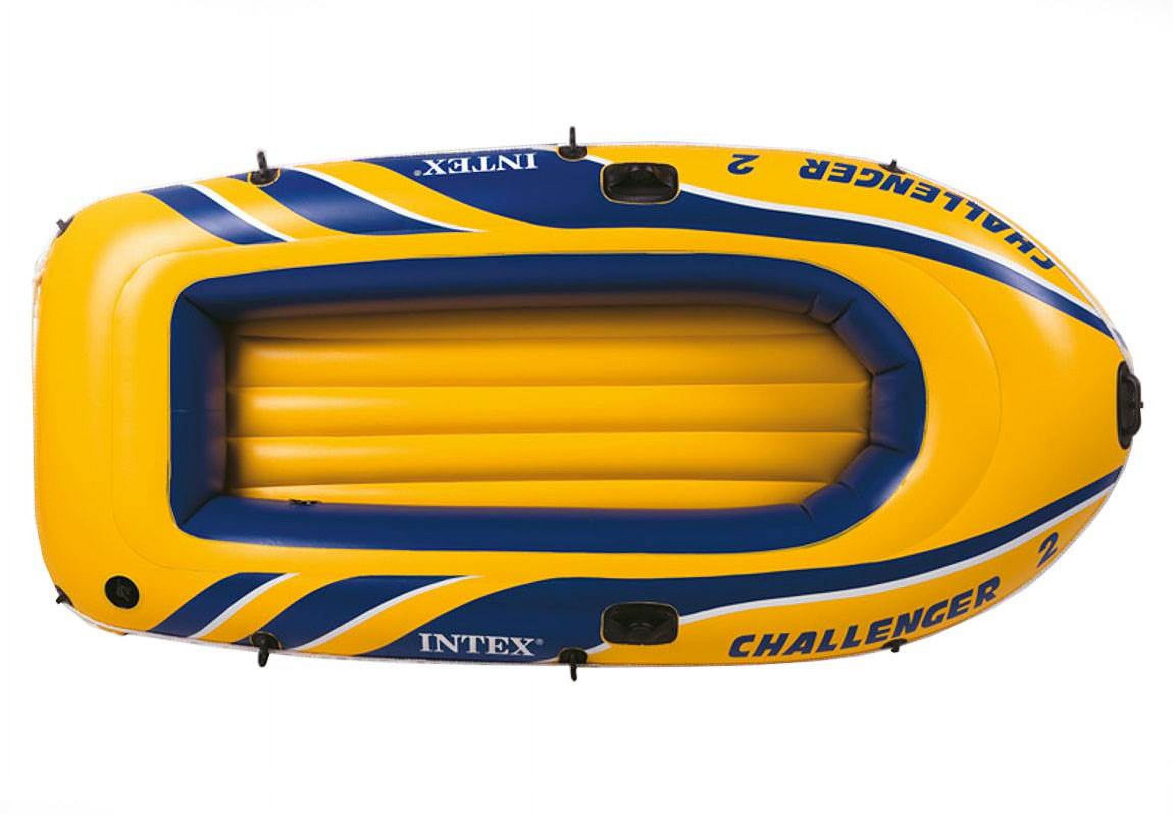 Intex Challenger 2, 2 Person Inflatable Raft with Oars & Air Pump - image 4 of 6