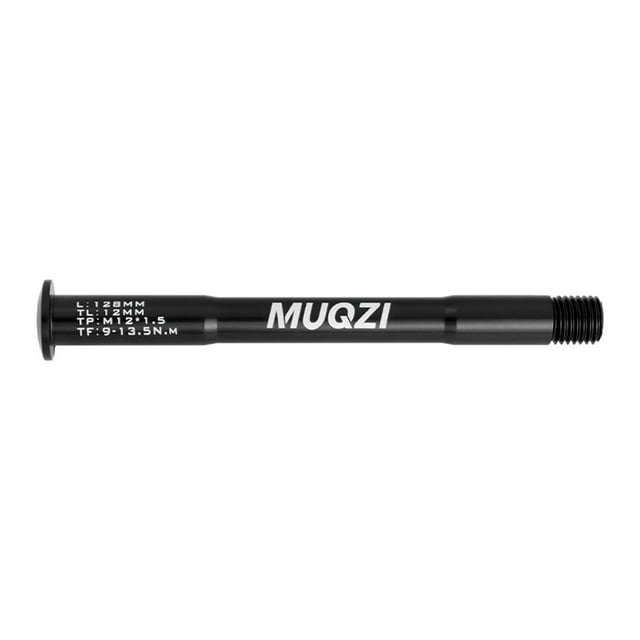 Eje pasante para horquilla de bicicleta, accesorios para ciclismo, palanca de eje Negro 128mm