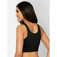 thumbnail image 4 of Fruit of the Loom Women's 360 Stretch Comfortable Seamless Longline Sports Bra- 3 Pack, 4 of 6