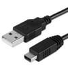 Fosmon Nintendo Wii U GamePad USB Charging Cable, Extra Long Cable Cord - 10ft (Black)