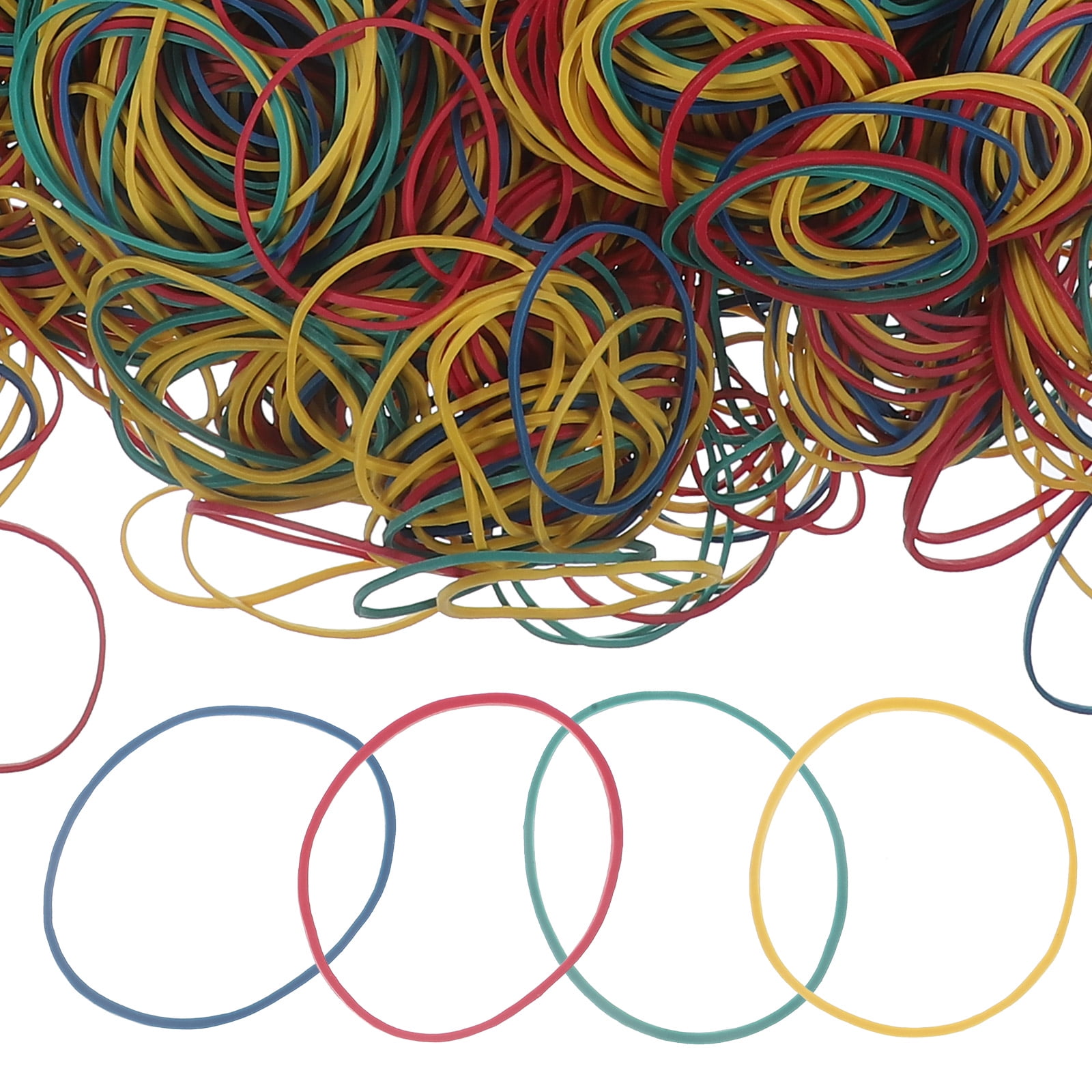 EXHUMKY 1Set Elastic Rubber Bands and Thickened Rubber Rings for Versatile Office and Home Use
